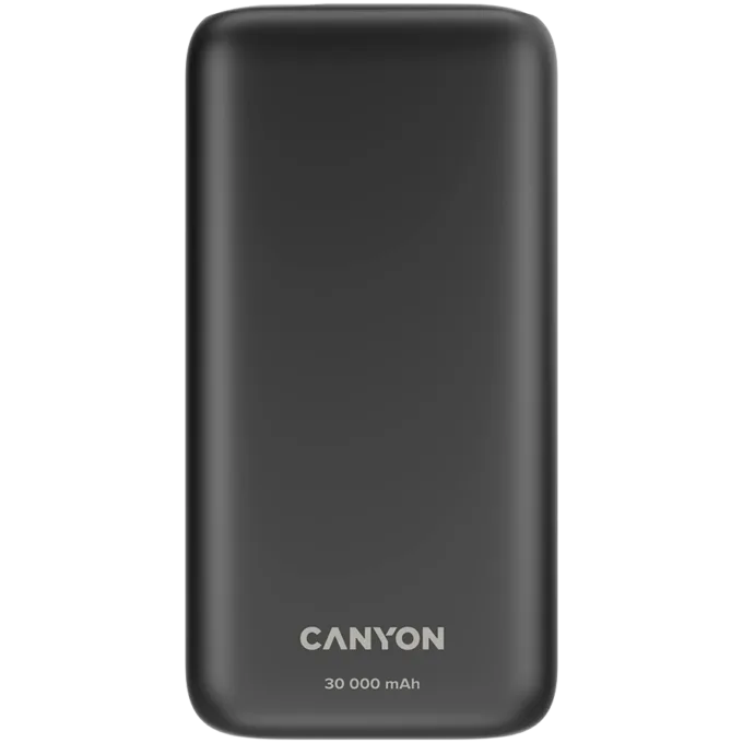 CANYON power bank PB-301 LED 30000 mAh PD 20W QC 3.0 Black — image 1