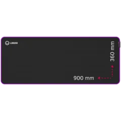 Lorgar Main 319, Gaming mouse pad, High-speed surface, Purple anti-slip rubber base, size: 900mm x 360mm x 3mm, weight 0.6kg