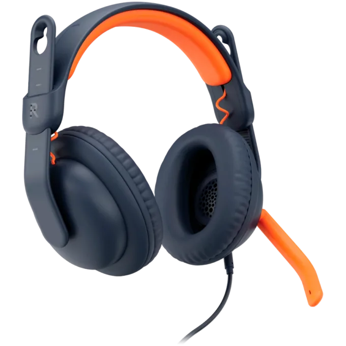 LOGITECH ZONE Learn - Over Ear Wired Headset - CLASSIC BLUE - USB-C — image 2