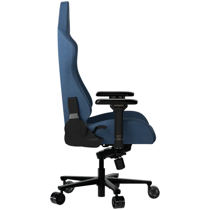 LORGAR Ace 422, Gaming chair, Anti-stain durable fabric, 1.8 mm metal frame, multiblock mechanism, 4D armrests, 5 Star aluminium base, Class-4 gas lift, 75mm PU casters, Blue — image 3