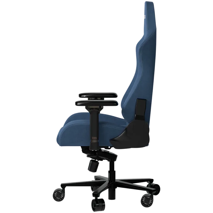 LORGAR Ace 422, Gaming chair, Anti-stain durable fabric, 1.8 mm metal frame, multiblock mechanism, 4D armrests, 5 Star aluminium base, Class-4 gas lift, 75mm PU casters, Blue — image 5