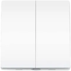 Smart Light Switch 2 Gang 1 Way