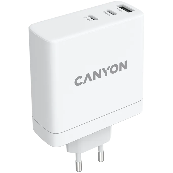 CANYON H-140-01, Wall charger with 1USB-A, 2 USB-C. Input:100-240V~50/60Hz, 2.0A Max. USB-A Output: 5V /9V /12V/20V /28V Max Output Current:5.0A max — image 3