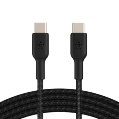 BELKIN USB-C to USB-C Cable Braided, 1M, Black