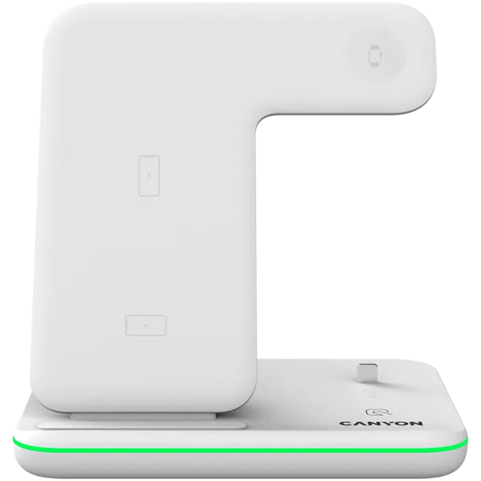 CANYON wireless charger WS-302 15W 3in1 White — image 2