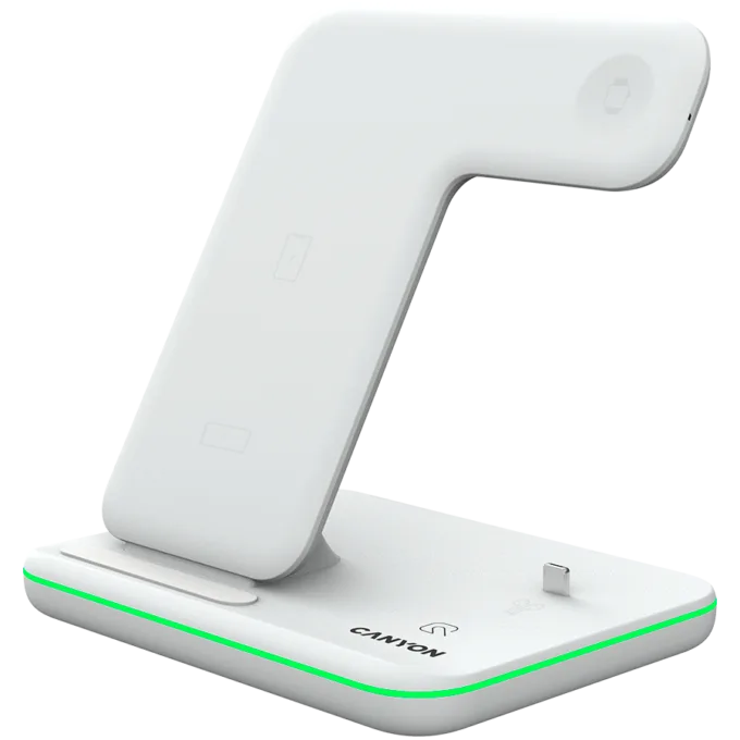 CANYON wireless charger WS-302 15W 3in1 White — image 3