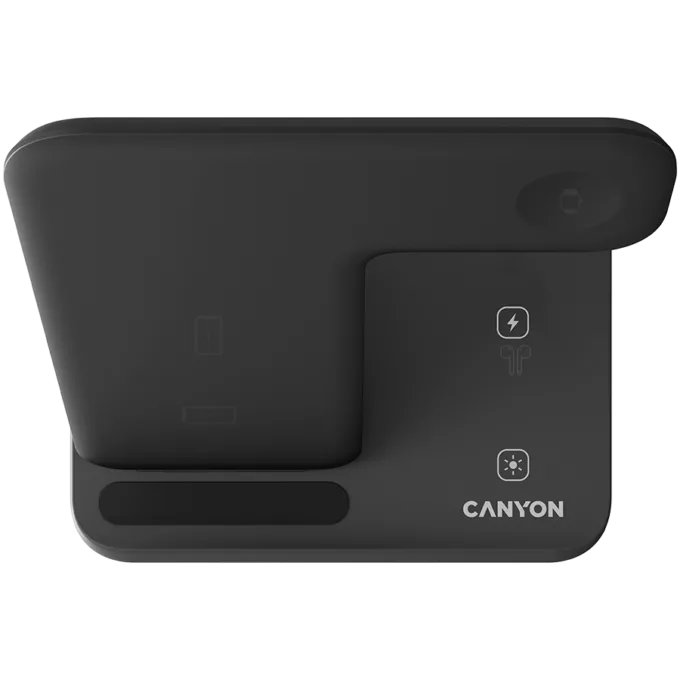 CANYON wireless charger WS-303 15W 3in1 Black — image 4