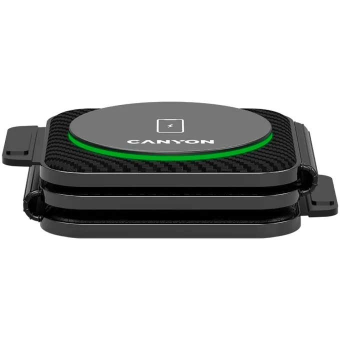 CANYON wireless charger WS-305 15W 3in1 Foldable UK Black — image 3