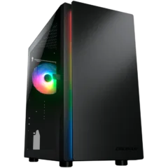 COUGAR PURITY RGB PC Case, Mini Tower, Black