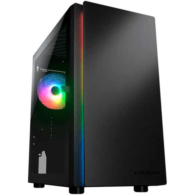COUGAR PURITY RGB PC Case, Mini Tower, Black — image 1