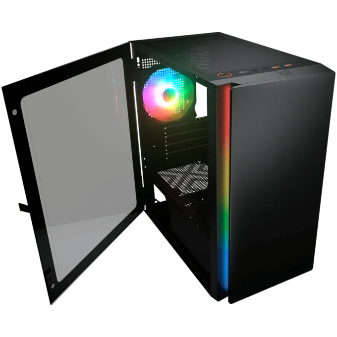 COUGAR PURITY RGB PC Case, Mini Tower, Black — image 3