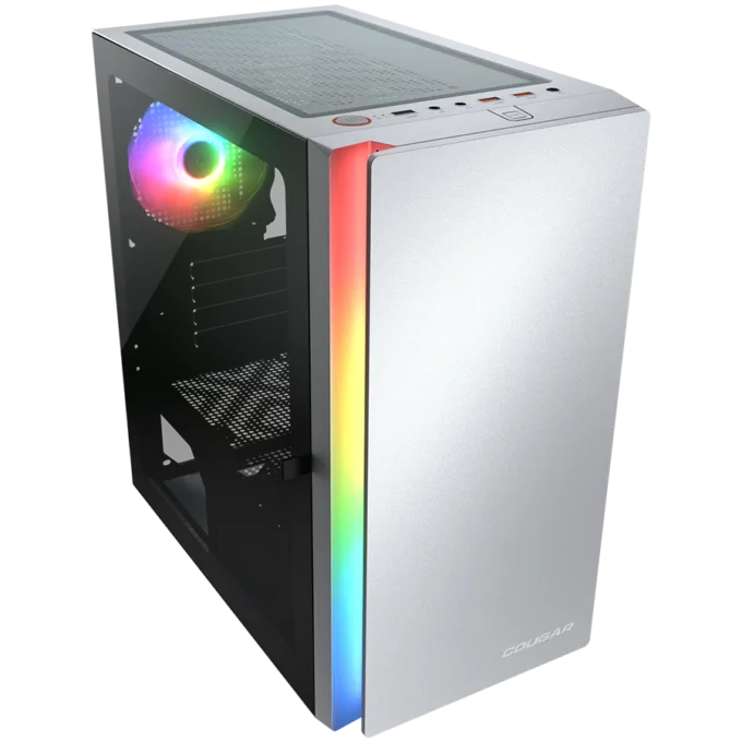 COUGAR PURITY RGB PC Case, Mini Tower, White — image 3