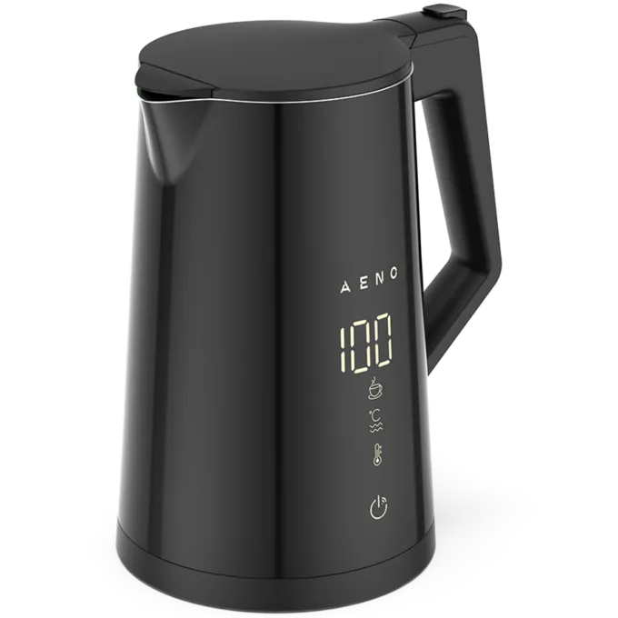 AENO Electric Kettle EK7S Smart: UK version,1850-2200W, 1.7L, Strix, Double-walls, Temperature Control, Keep warm Function, Control via Wi-Fi, LED-display, Non-heating body, Auto Power Off, Dry tank Protection — image 1