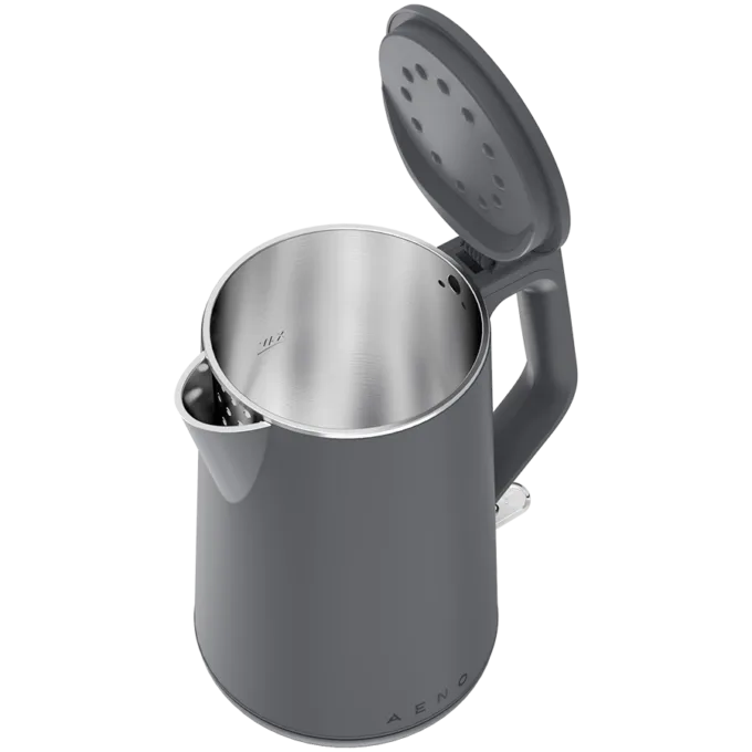 Electric Kettle, UK version, Grey, 220-240V~, 50/60Hz, 1850-2200W, 1.5L, 2 layers SS304, Strix U9901, L231*W160*H251mm, NW 1.05Kg*H241mm, NW 1.04Kg — image 3