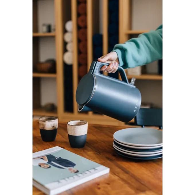 Electric Kettle, UK version, Grey, 220-240V~, 50/60Hz, 1850-2200W, 1.5L, 2 layers SS304, Strix U9901, L231*W160*H251mm, NW 1.05Kg*H241mm, NW 1.04Kg — image 4