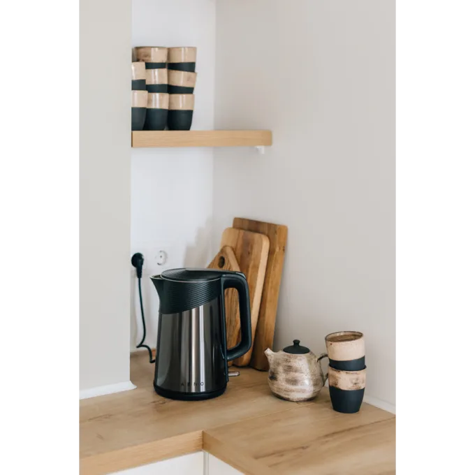 Electric Kettle, UK version, 220-240V~, 50/60Hz, 1850-2200W, 1.8L, 2 layers SS304, Strix, L230*W168*H269mm, NW 1.18Kg — image 3
