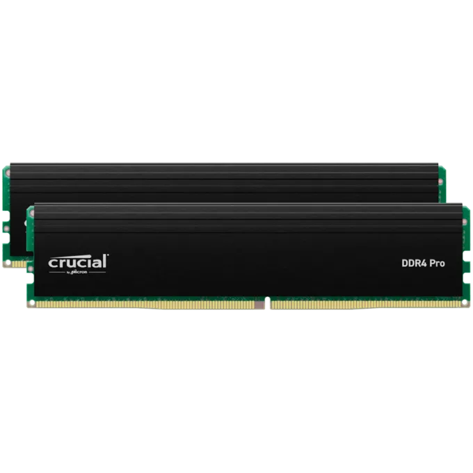 Crucial Pro 32GB Kit (2x16GB) DDR4-3200 UDIMM CL22 (8Gbit/16Gbit) — image 1