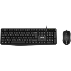 CANYON SET-1 EN Keyboard+Mouse Wired Black