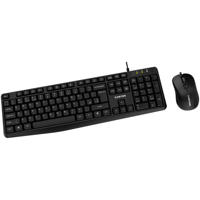 CANYON SET-1 EN Keyboard+Mouse Wired Black — image 2