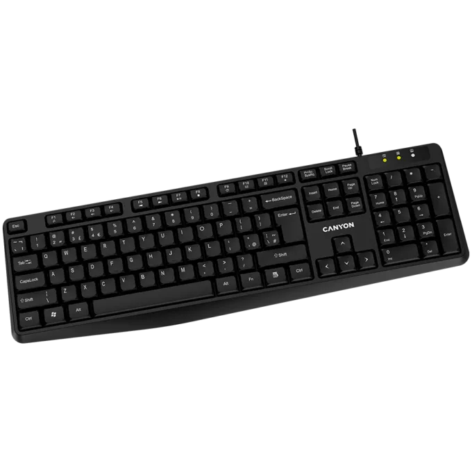 CANYON keyboard KB-1 UK Wired Black — image 2
