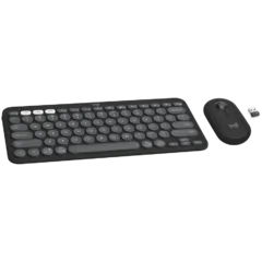LOGITECH Pebble 2 Bluetooth Keyboard Combo - TONAL GRAPHITE - NORDIC