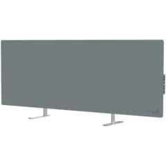 AENO Premium Eco Smart Heater, 700W, Tempered glass, Infrared+convection heating type, LED display, Plug type: United Kingdom (G type), GREY