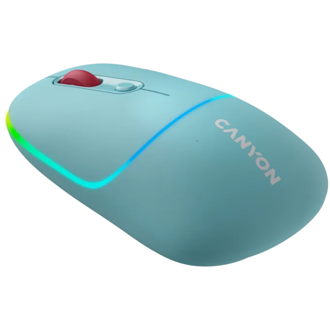 CANYON mouse MW-22 Dual Band RGB Wireless Dark Cyan — image 2