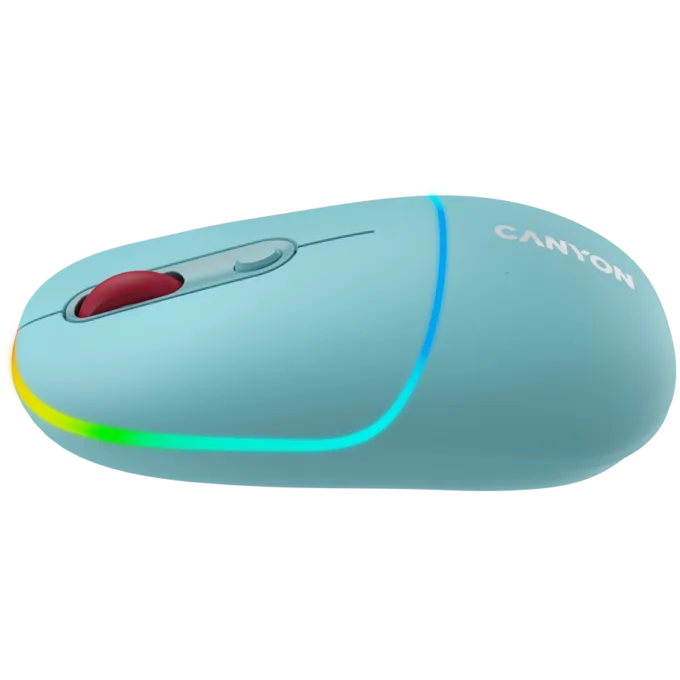 CANYON mouse MW-22 Dual Band RGB Wireless Dark Cyan — image 4