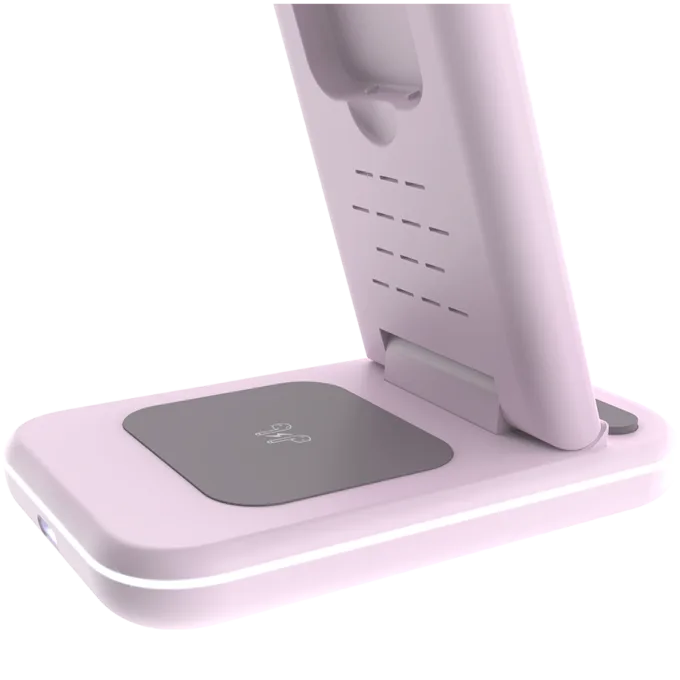 CANYON wireless charger WS-304 15W 3in1 Iced Pink — image 8