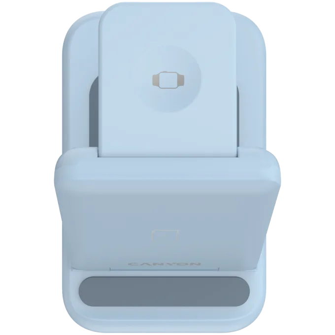 CANYON wireless charger WS-304 15W 3in1 Blue — image 7
