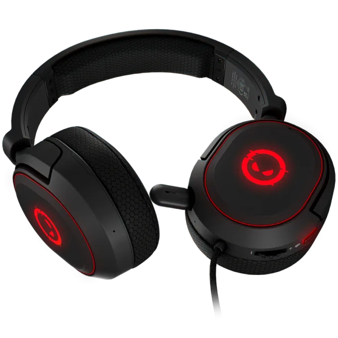 LORGAR Kaya 460, USB Gaming headset with microphone, CM108B, RGB backlight, Plug&Play, USB-A connection cable 2m, fabric ear pads, size: 192*184.7*88mm, 0.329kg, black — image 3