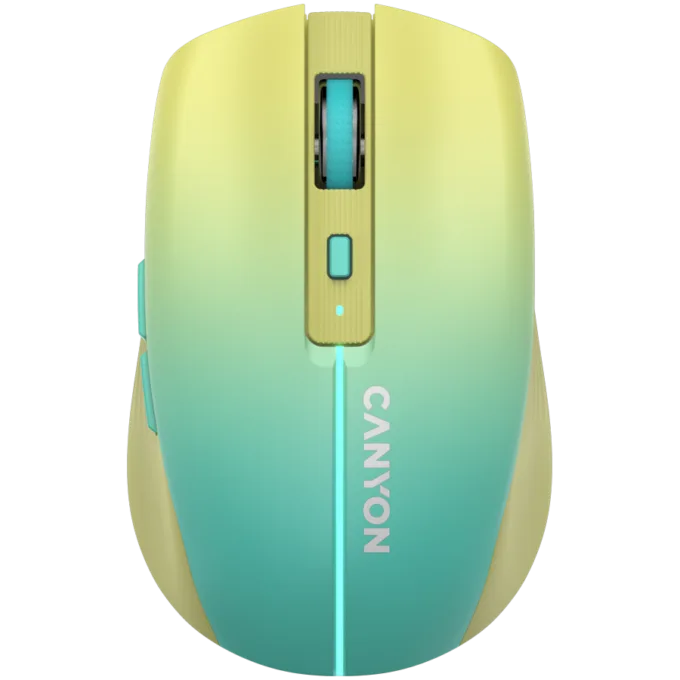 CANYON mouse MW-44  Wireless Charge Yellow Blue — image 1