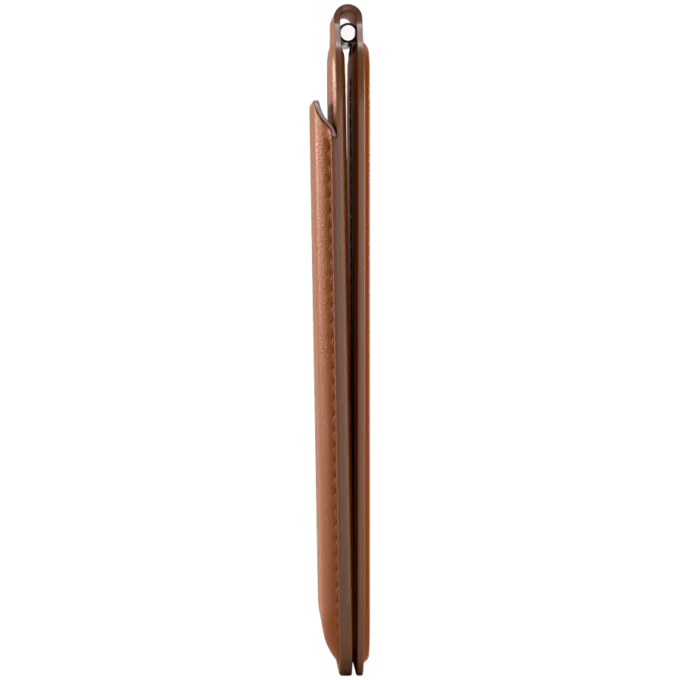 SATECHI Vegan-Leather Magnetic Wallet Stand (Brown) — image 3