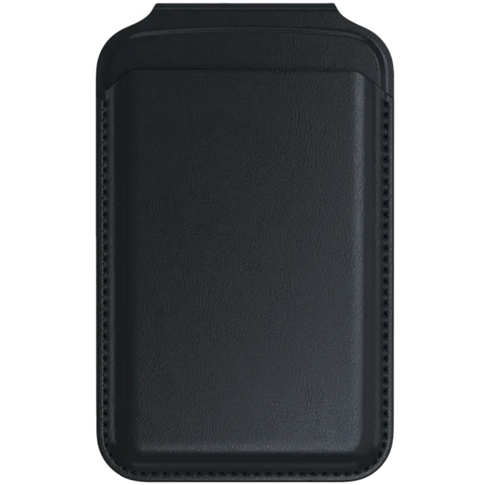 SATECHI Vegan-Leather Magnetic Wallet Stand (Black) — image 2