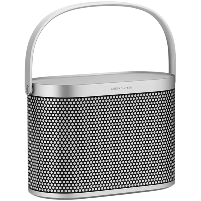 Beosound A5 Speaker Spaced Alu (Cover Spaced Alu/Handle Natural Alu) — image 3
