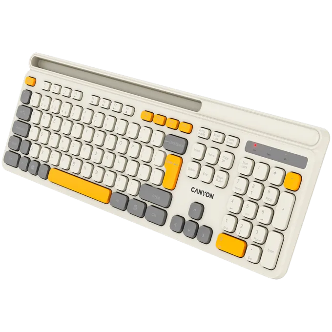 CANYON keyboard HKB-W03 EN AAA Wireless Beige — image 6
