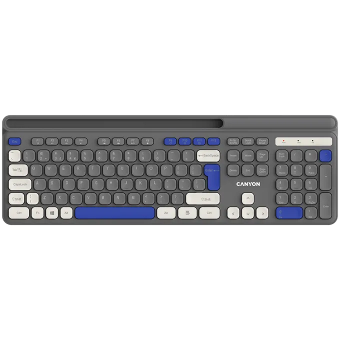 CANYON keyboard HKB-W03 EN AAA Wireless Grey — image 1
