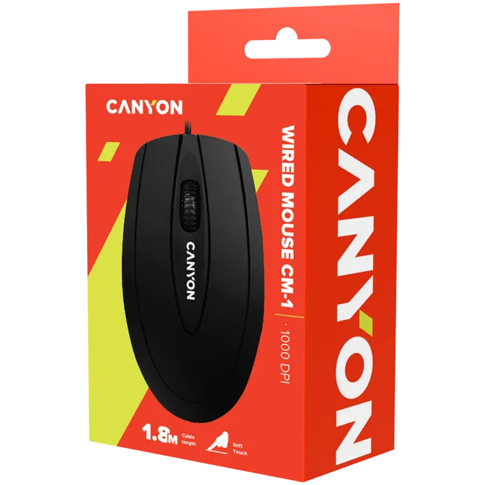 CANYON mouse CM-1 Wired Black — image 3