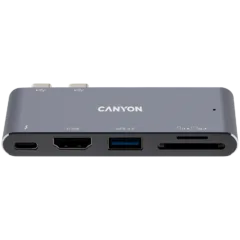 CANYON hub DS-5 5in1 Thunderbolt 3 4k Space Grey