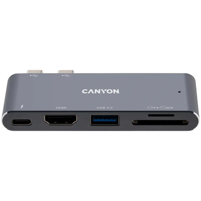 CANYON hub DS-5 5in1 Thunderbolt 3 4k Space Grey — image 1