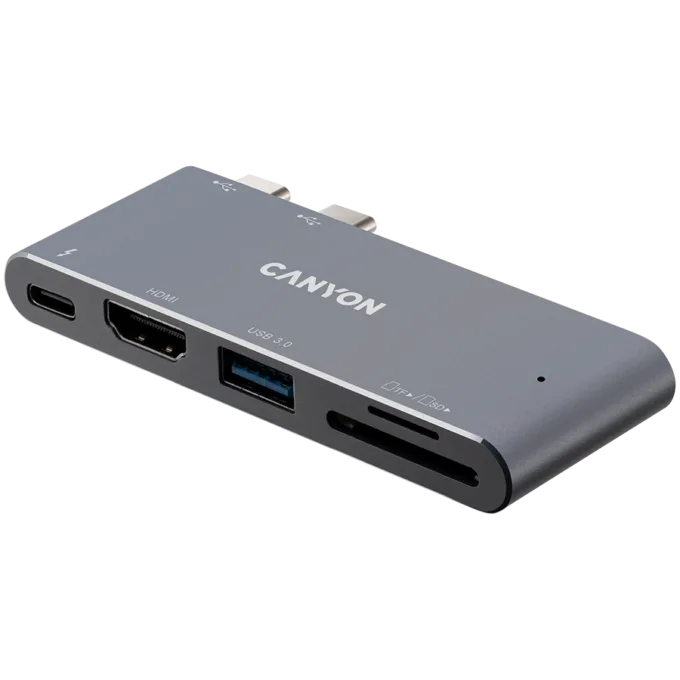 CANYON hub DS-5 5in1 Thunderbolt 3 4k Space Grey — image 2