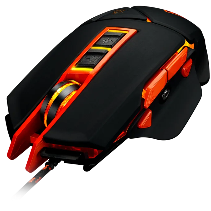CANYON mouse Hazard GM-6 LED Wired Black Orange — image 5