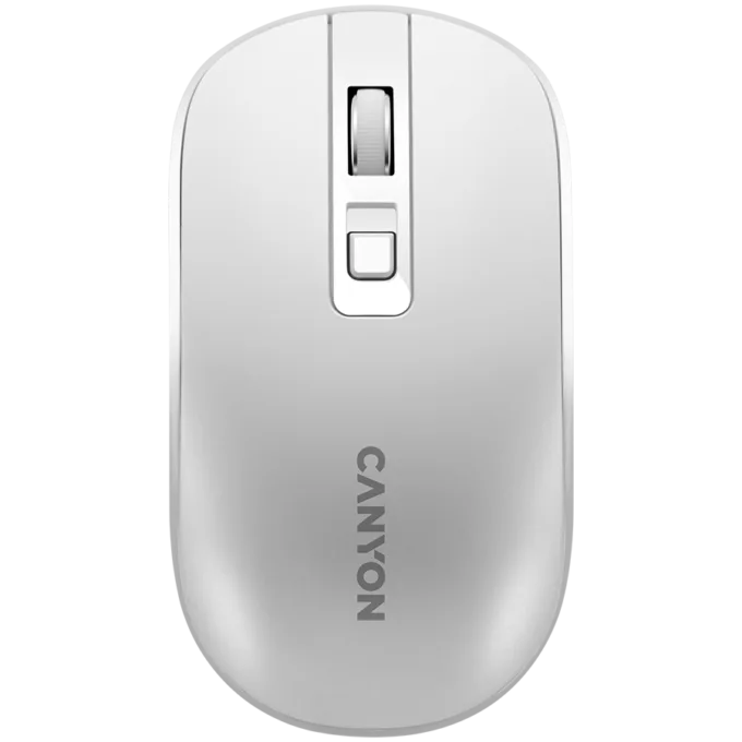 CANYON mouse MW-18 Wireless Charge Pearl White — image 1