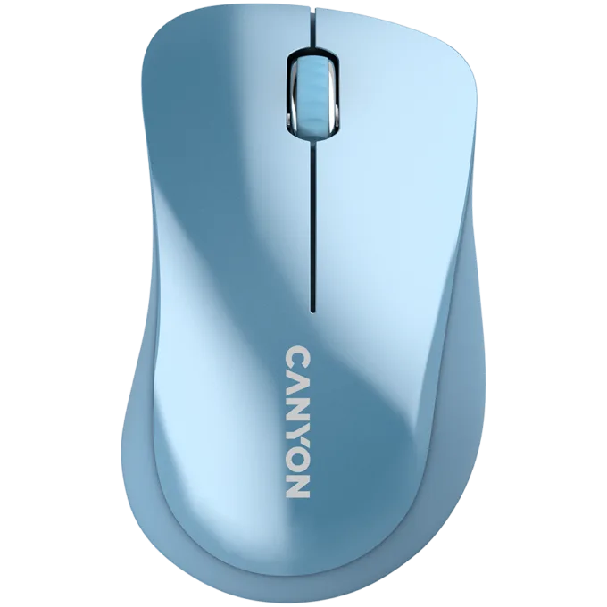 CANYON MW-11, 2.4 GHz  Wireless mouse ,with 3 buttons, DPI 1200, Battery:AAA*2pcs  ,Blue67*109*38mm 0.063kg — image 1