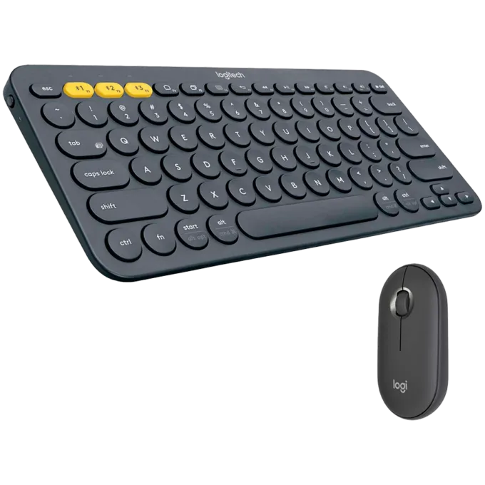 LOGITECH Pebble 2 Bluetooth Keyboard Combo - TONAL GRAPHITE - FRA — image 1