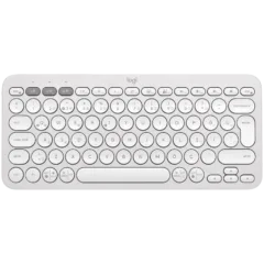 LOGITECH K380S Bluetooth Keyboard - TONAL WHITE - FRA