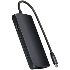 SATECHI USB-C MultiPort Adapter 8K with Ethernet V3 - Midnight