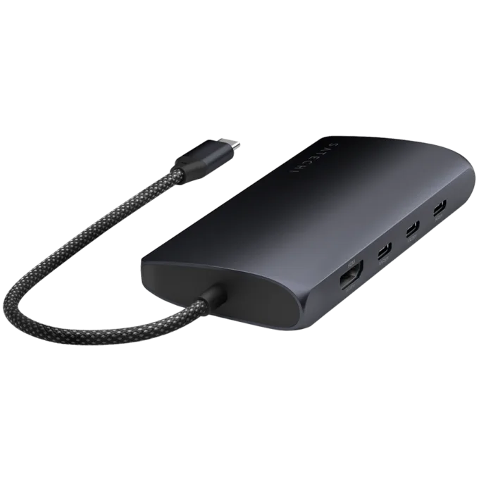 SATECHI USB-C MultiPort Adapter 8K with Ethernet V3 - Midnight — image 2
