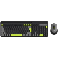 CANYON HSET-W5 EN Keyboard+Mouse AAA+AA Wireless Black