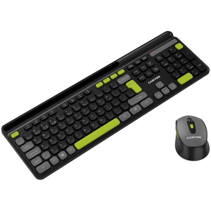 CANYON HSET-W5 EN Keyboard+Mouse AAA+AA Wireless Black — image 3